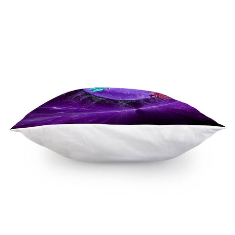 Image of Flower And Planet Pillow Cover