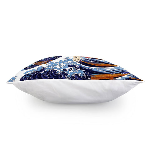 Image of The Great Wave Off Kanagawa Pillow Cover