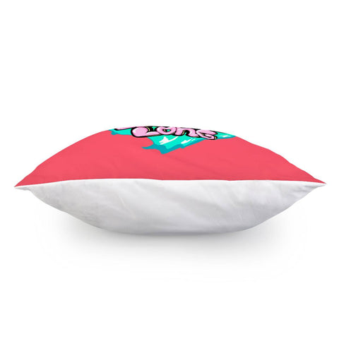 Image of Love Slogan Pillow Cover