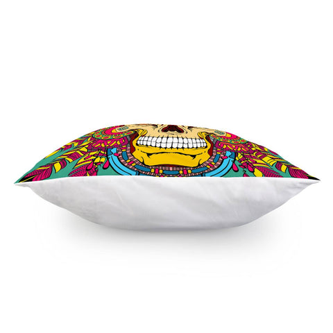 Image of Indian Skull Pillow Cover