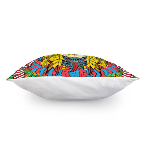 Image of Indian Skull Pillow Cover