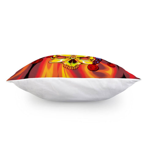 Image of Clown And Skull Pillow Cover