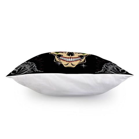 Image of Clown And Skull Pillow Cover