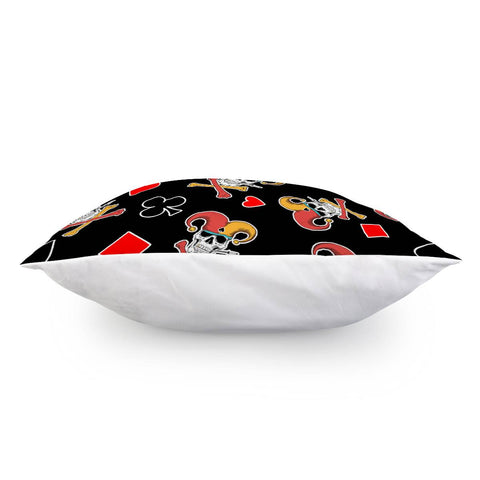 Image of Clown And Skull Pillow Cover