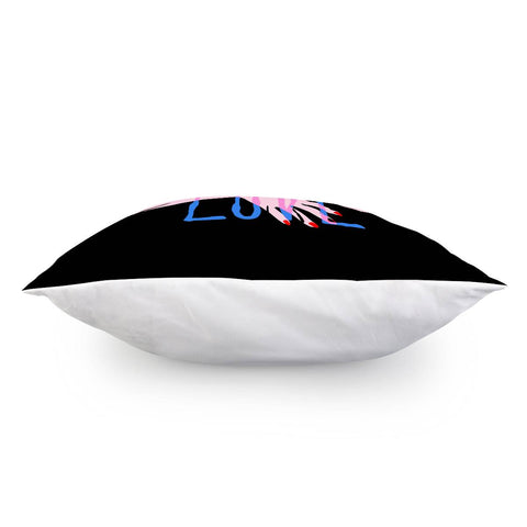 Image of Love Slogan Pillow Cover