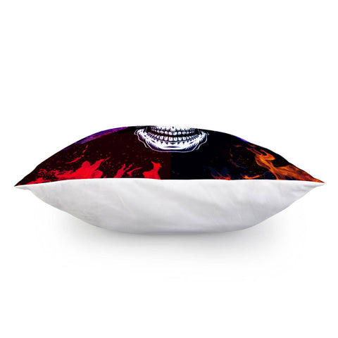 Image of Taro And Flames And Graffiti And Pop Culture Pillow Cover