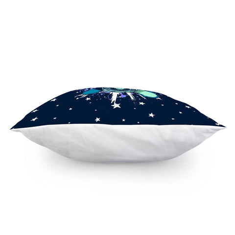 Image of Starry Sky And Astronauts And Skateboards And Beams And Hoes Pillow Cover