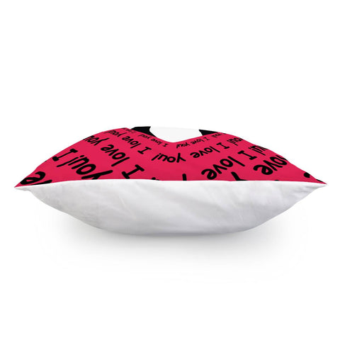 Image of Love Slogan Pillow Cover