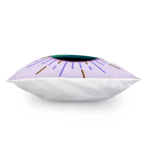 Image of Mount Fuji And Font And Light And Sun Pillow Cover