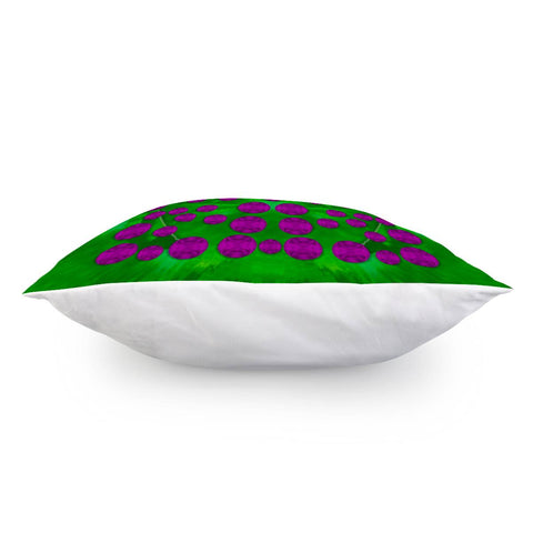 Image of Fern And Leafs As Dots Pillow Cover