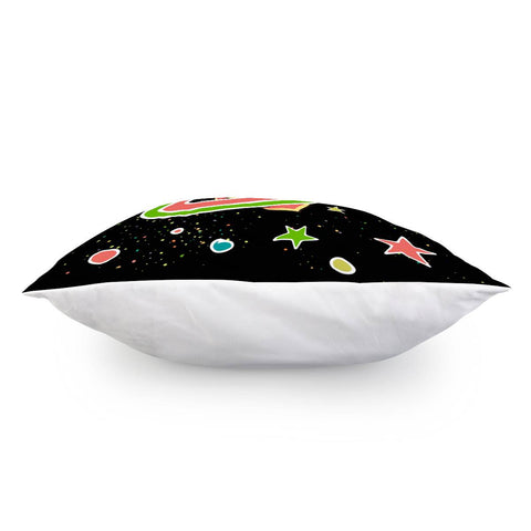 Image of Flower And Saturn Pillow Cover