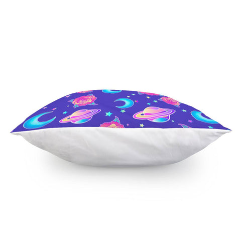 Image of Rose And Starry Sky Pillow Cover