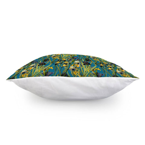 Image of Irises By The Water Pillow Cover