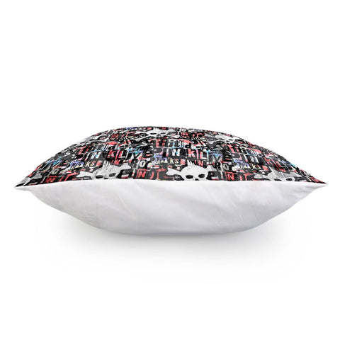 Image of Punk Skull Pillow Cover