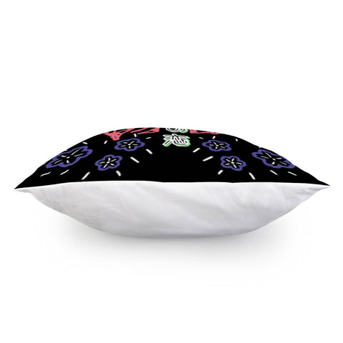 Image of Mount Fuji And Clouds And Light And Cherry Blossoms And Sun Pillow Cover