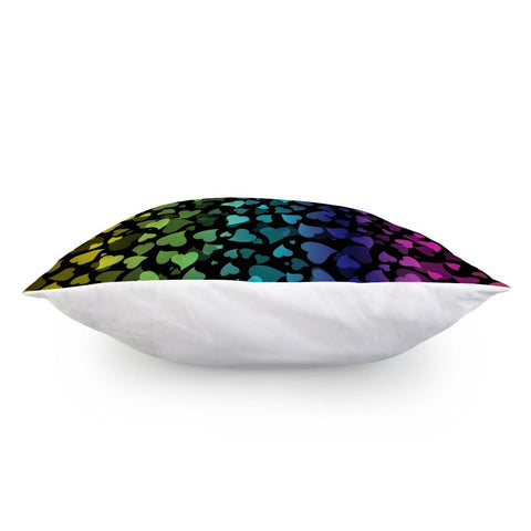 Image of Hearts Colors Pillow Cover