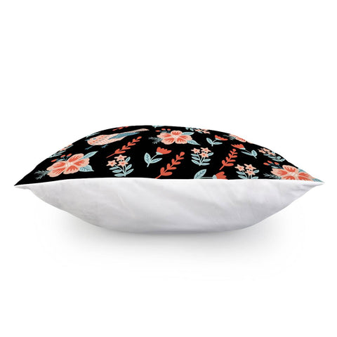 Image of Birds And Flowers Pillow Cover