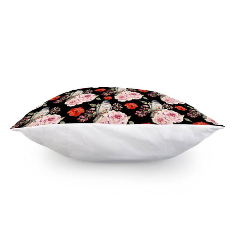 Image of Birds And Flowers Pillow Cover