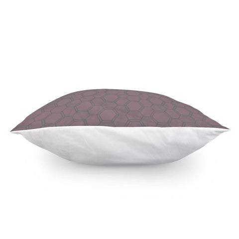 Image of Rose Honeycomb Pattern Pillow Cover