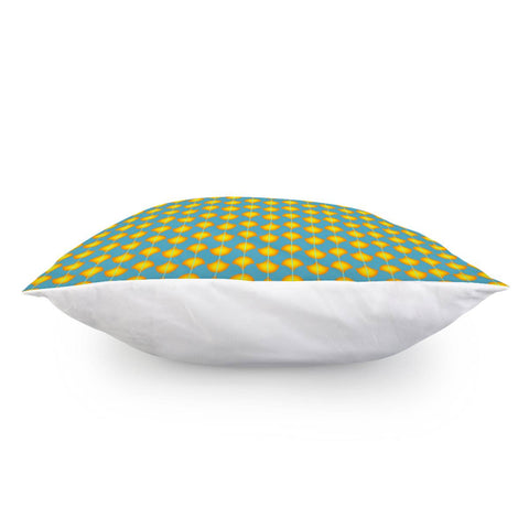 Image of Yellow Petals Pattern Pillow Cover