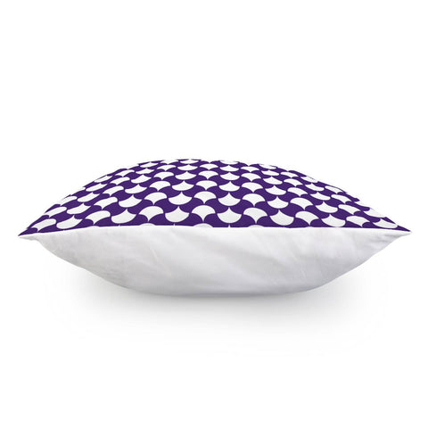 Image of Purple Petals Pattern Pillow Cover