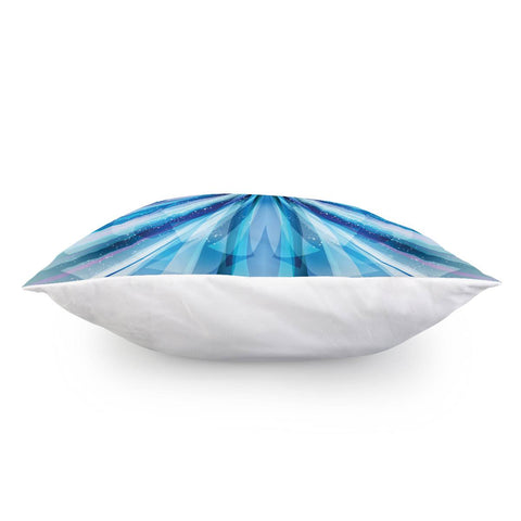 Image of Abstract Blue Pillow Cover