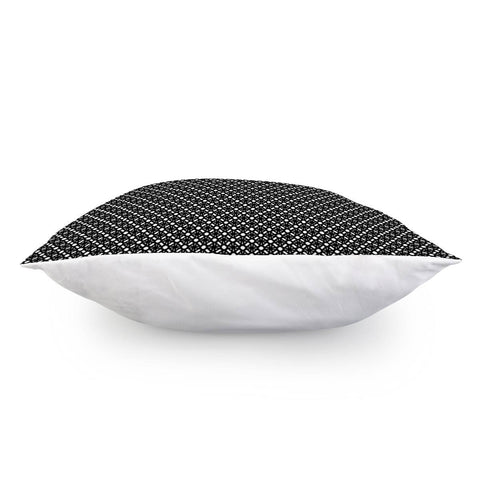 Image of Black White Simple Geometric Pattern Pillow Cover