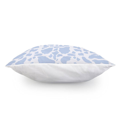 Image of Blue Cow Print Pillow Cover