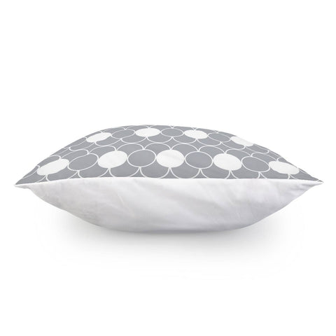 Image of Grey White Dots Pattern Pillow Cover