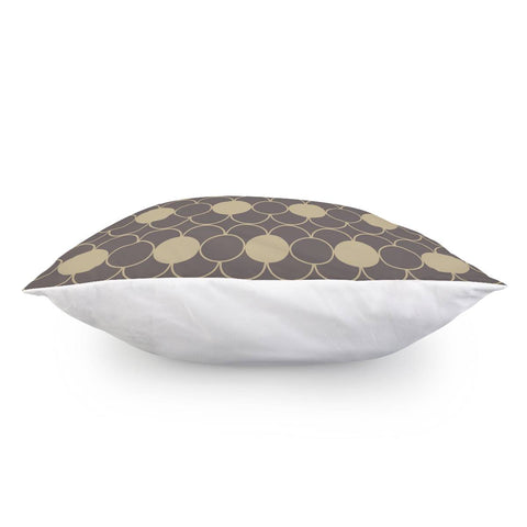 Image of Brown Beige Dots Pattern Pillow Cover