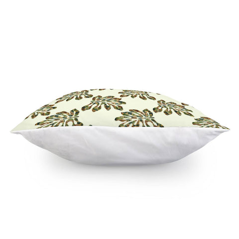 Image of Camouflage Tropical Leaf Pillow Cover