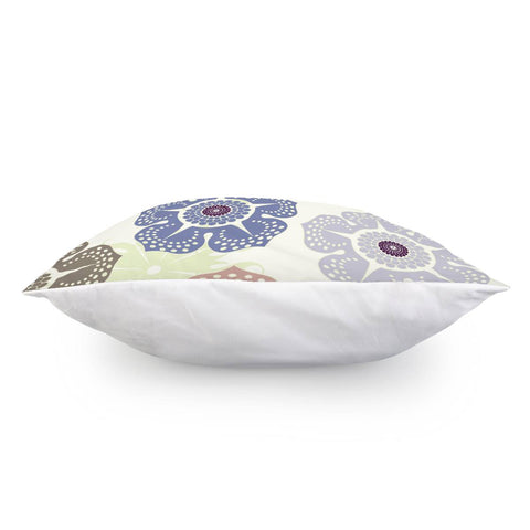 Image of Retro Flowers Pillow Cover