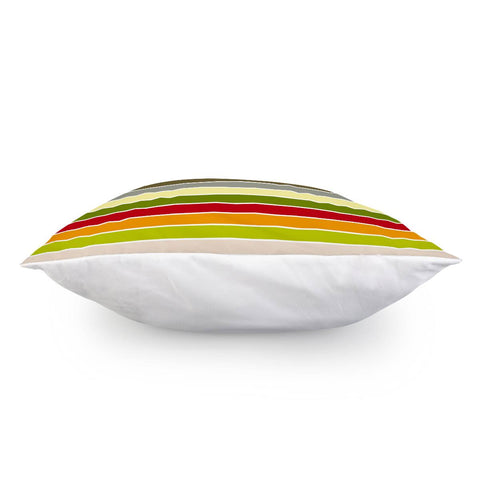 Image of Autumn Colors Stripes Pillow Cover