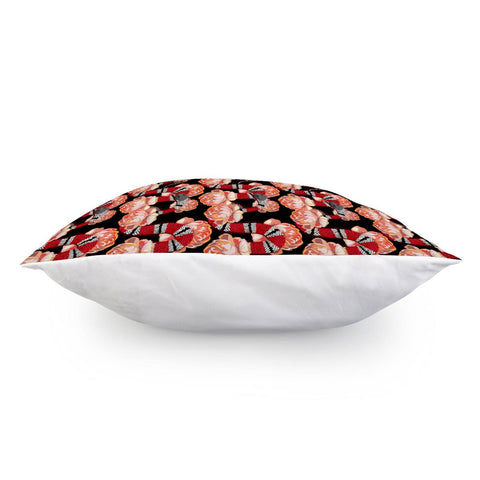 Image of Snake And Flowers Pillow Cover