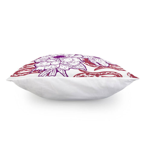 Image of Flowers And Snakes Pillow Cover