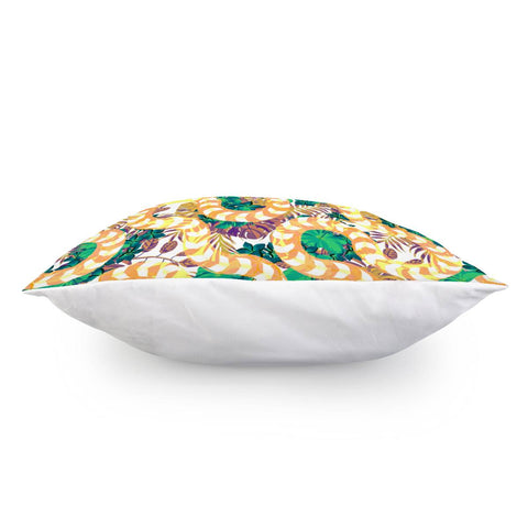 Image of Snake And Flower Pillow Cover