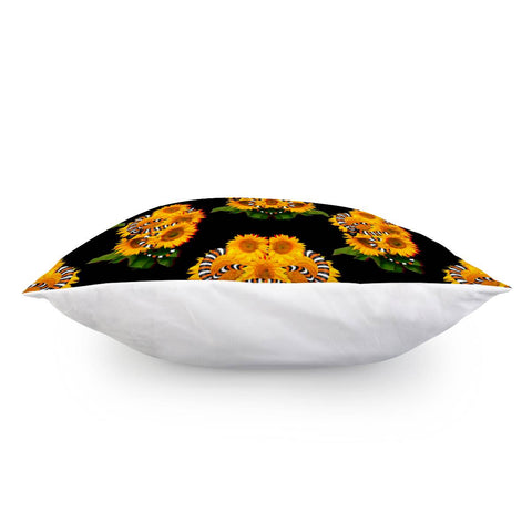 Image of Snake And Flower Pillow Cover