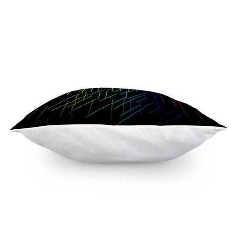 Image of Colorful Dashes Pillow Cover