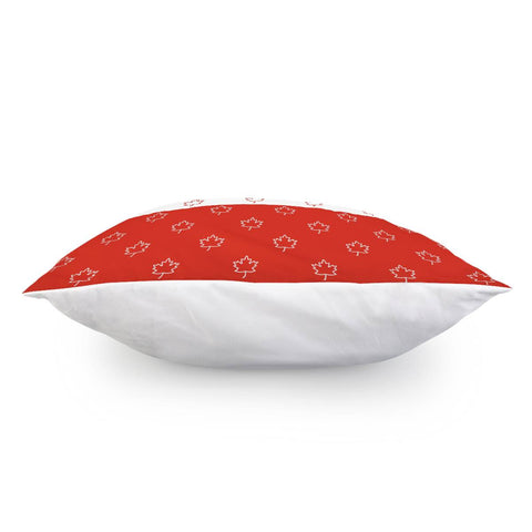 Image of Canada Maple Leaf Pattern Horizontal Pillow Cover