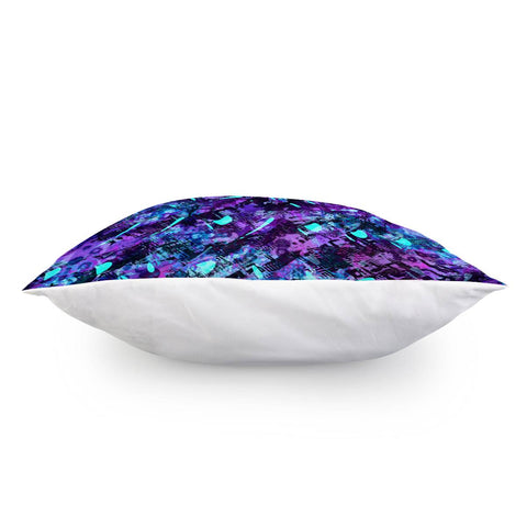 Image of Purple And Teal Madness Pillow Cover