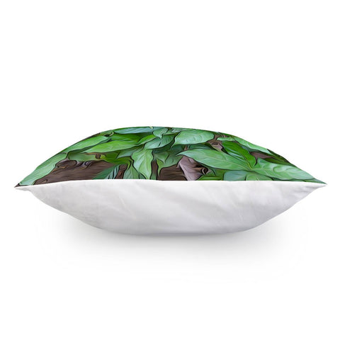 Image of Garden Green Leaves Pillow Cover