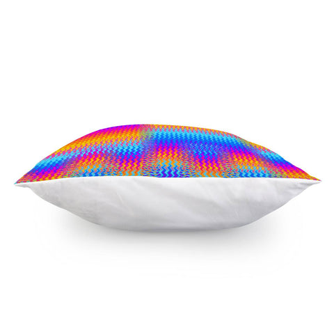 Image of Psychedelic Rainbow Heat Waves Pillow Cover