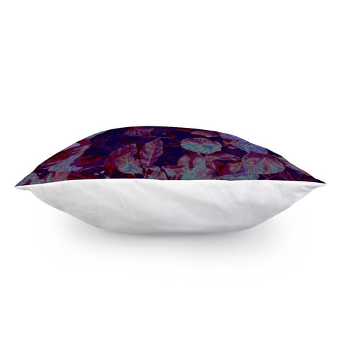 Image of Purple Abstract Garden Pillow Cover