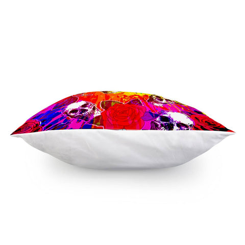 Image of Color And Skul Pillow Cover