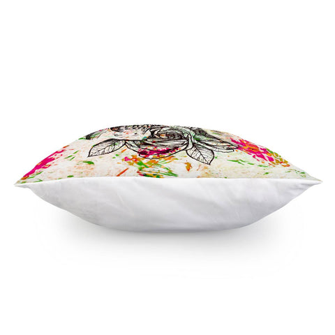 Image of Spring Color Smudge Pillow Cover