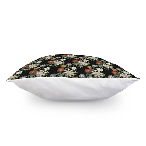 Image of Vintage Botanical Pattern Pillow Cover