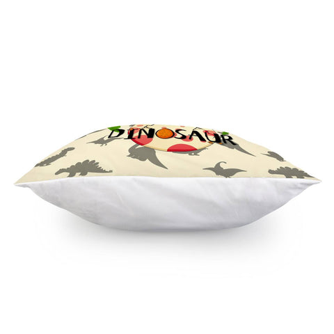 Image of Cartoon Dinosaur Pillow Cover