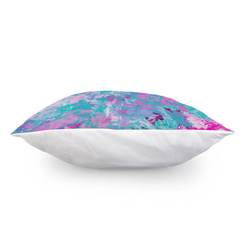 Image of Blue And Pink Pillow Cover