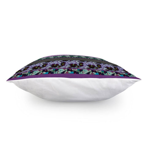 Image of Flower Stripes Pillow Cover