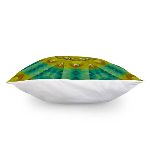 Image of Mandala In Peace And Feathers Pillow Cover